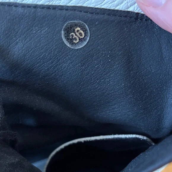 L'INTERVALLE White and Black Lace-Up Platform combat Boots 36 - Picture 3 of 4